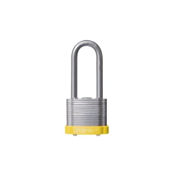 Accuform STOPOUT LAMINATED STEEL PADLOCKS KDL907YL KDL907YL - main